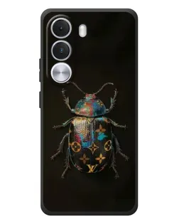 Чехол для Realme C100i с картинкой «LV — мраморный принт»
