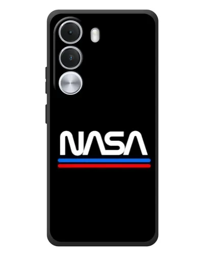 Чохол для Realme C100i з картинкою «NASA — класика Red Blue»