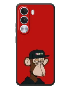 Чехол для Realme C100i с картинкой «Bored Ape — красный фон» Чехол для Realme C100i с картинкой «Bored Ape — красный фон»