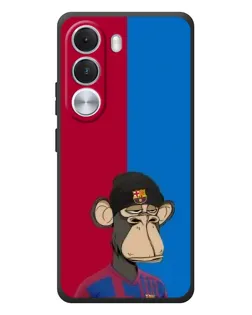 Чехол для Realme C100i с картинкой «Bored Ape — фанат Барсы»