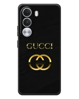 Чохол для Realme C100i з картинкою «Золотий логотип Gucci»