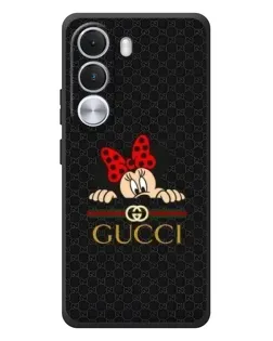 Чохол для Realme C100i з картинкою «Мінні Маус Gucci — чорний»