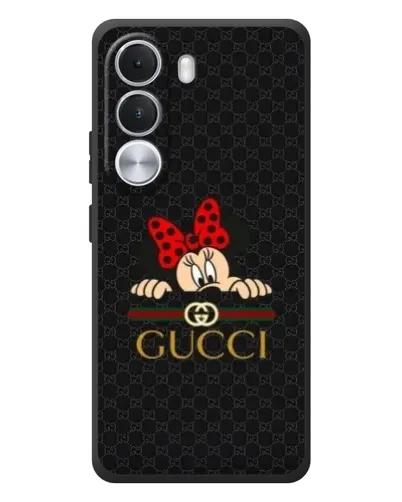 Чохол для Realme C100i з картинкою «Мінні Маус Gucci — чорний»