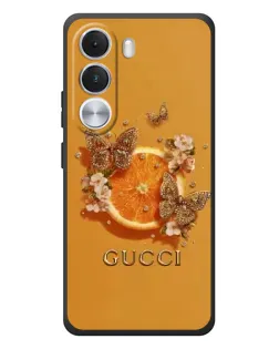 Чохол для Realme C100i з картинкою «Gucci — золоті метелики»