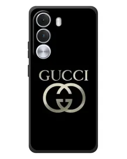 Чохол для Realme C100i з картинкою «Gucci — золото на чорному»