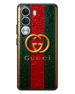 Чохол для Realme C100i з картинкою «Gucci — фірмова смуга та золото»