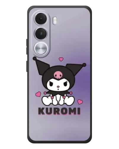 Чохол для Realme C100i з картинкою «Kuromi — фіолетовий арт»