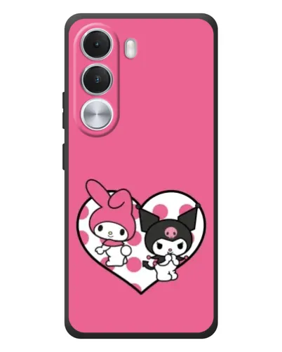 Чохол для Realme C100i з картинкою «Kuromi та My Melody»