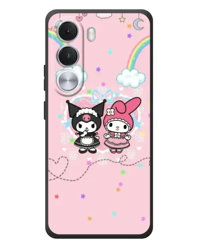 Чохол для Realme C100i з картинкою «My Melody та Kuromi»