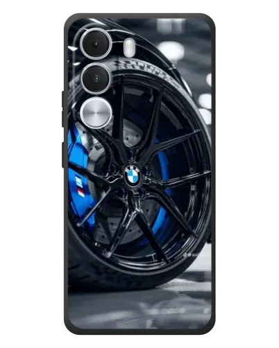 Чохол для Realme C100i з картинкою «Колесо BMW зблизька»