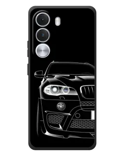 Чохол для Realme C100i з картинкою «Темний силует BMW»
