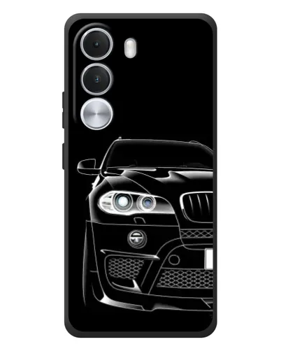 Чохол для Realme C100i з картинкою «Темний силует BMW»