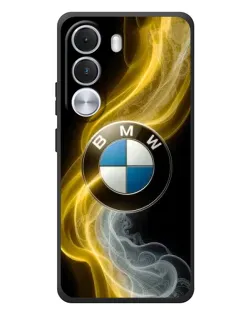 Чохол для Realme C100i з картинкою «Золотистий дим BMW»