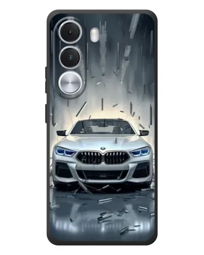 Чохол для Realme C100i з картинкою «BMW у світлі фар»