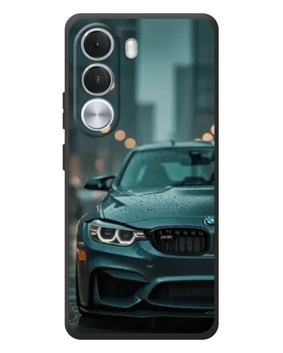 Чохол для Realme C100i з картинкою «BMW у вогнях міста»