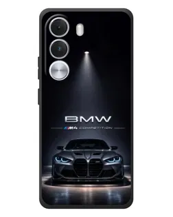 Чохол для Realme C100i з картинкою «BMW крізь нічне місто» Чохол для Realme C100i з картинкою «BMW крізь нічне місто»