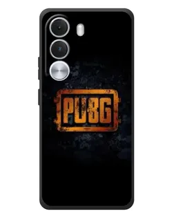 Чохол для Realme C100i з картинкою «PUBG — золотий логотип»