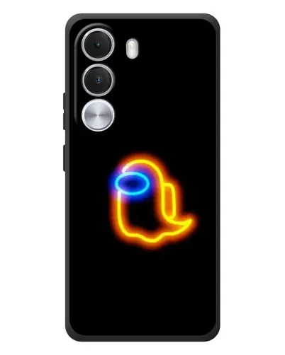 Чохол для Realme C100i з картинкою «Among Us неонове сяйво»