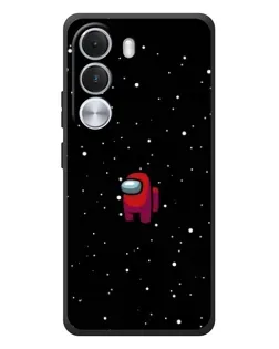 Чохол для Realme C100i з картинкою «Червоний Among Us»