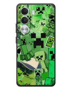 Чохол для Realme C100i з картинкою «Кріпери Minecraft»
