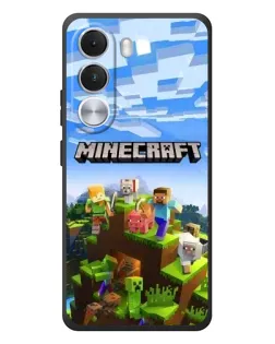 Чохол для Realme C100i з картинкою «Minecraft класичний світ»