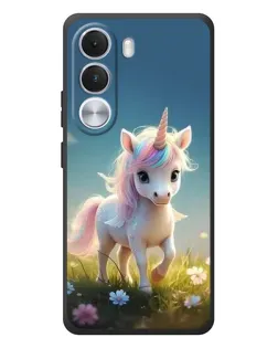 Чехол для Realme C100i с картинкой «Единорог на поляне» Чехол для Realme C100i с картинкой «Единорог на поляне»