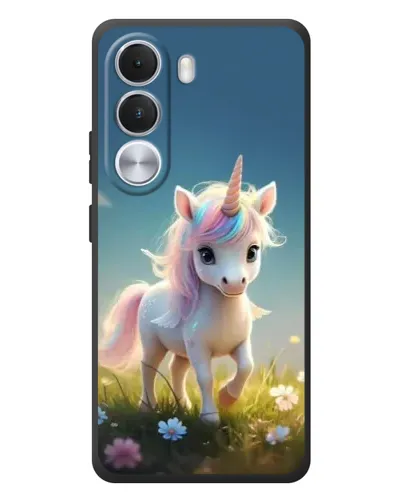 Чехол для Realme C100i с картинкой «Единорог на поляне» Чехол для Realme C100i с картинкой «Единорог на поляне»