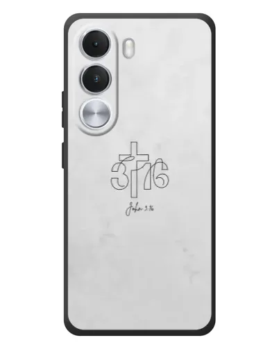 Чехол для Realme C100i с картинкой «Иоанна 3:16 Крест»
