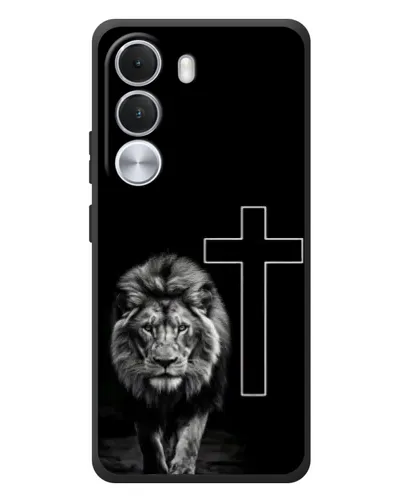 Чехол для Realme C100i с картинкой «Лев и Крест»