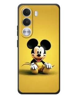 Чехол для Realme C100i с картинкой «Микки на желтом»