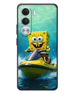 Чохол для Realme C100i з картинкою «Спанч Боб на гідроциклі»