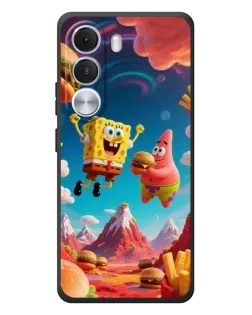 Чохол для Realme C100i з картинкою «Космічний фастфуд»