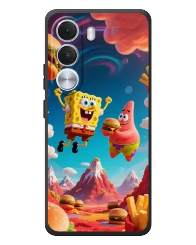 Чохол для Realme C100i з картинкою «Космічний фастфуд»
