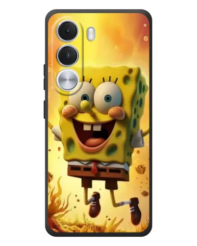 Чохол для Realme C100i з картинкою «Губка Боб стрибає»