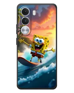 Чохол для Realme C100i з картинкою «Губка Боб серфінгіст»