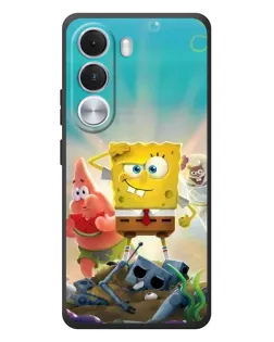 Чохол для Realme C100i з картинкою «Спанч Боб переможець»