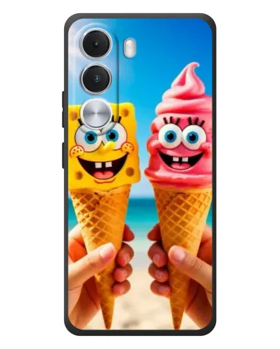 Чохол для Realme C100i з картинкою «Спанч Боб морозиво»
