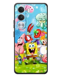 Чохол для Realme C100i з картинкою «Губка Боб та друзі»