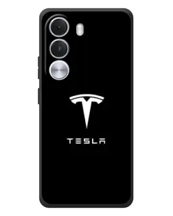 Чохол для Realme C100i з картинкою «Tesla White Logo»
