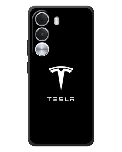Чохол для Realme C100i з картинкою «Tesla White Logo» Чохол для Realme C100i з картинкою «Tesla White Logo»