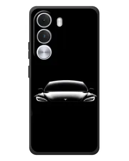 Чохол для Realme C100i з картинкою «Фари Tesla Night»