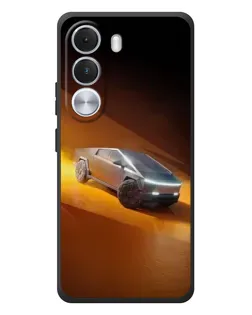 Чохол для Realme C100i з картинкою «Cybertruck у пустелі»