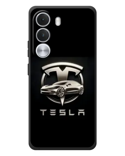 Чохол для Realme C100i з картинкою «Tesla — срібне авто» Чохол для Realme C100i з картинкою «Tesla — срібне авто»