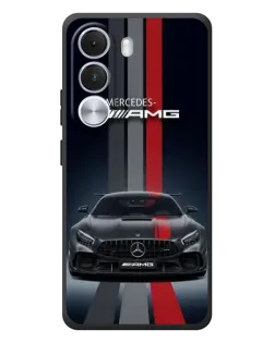 Чохол для Realme C100i з картинкою «Mercedes — білий карбон»
