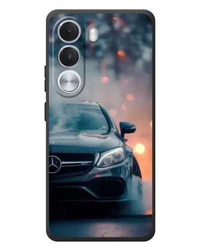 Чохол для Realme C100i з картинкою «Mercedes — нічне місто»