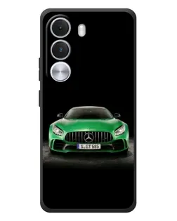 Чохол для Realme C100i з картинкою «Mercedes — неоновий лого»