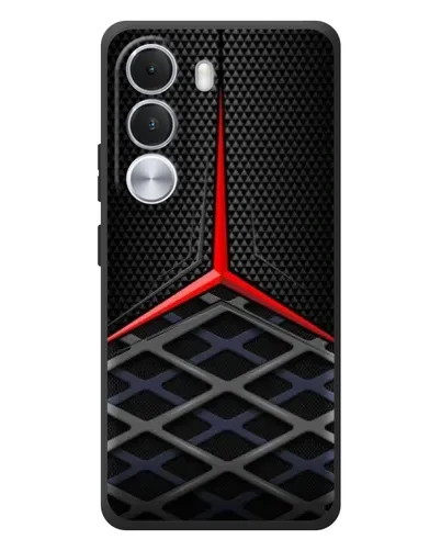 Чохол для Realme C100i з картинкою «Mercedes Carbon Grid»