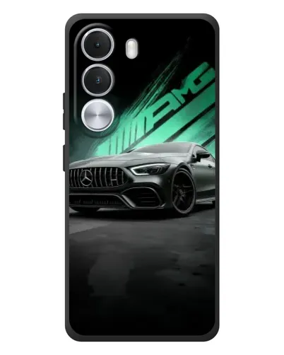 Чохол для Realme C100i з картинкою «Темний Mercedes AMG»