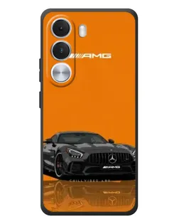 Чохол для Realme C100i з картинкою «Помаранчевий Mercedes AMG»