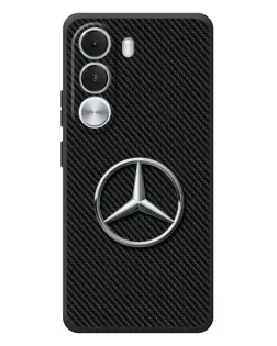 Чохол для Realme C100i з картинкою «Карбоновий Mercedes стиль»